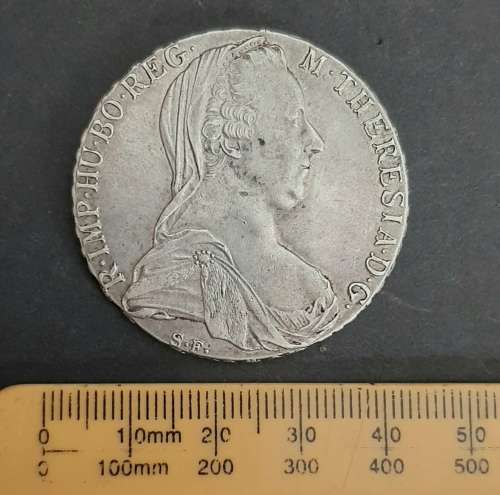 Middle East Fake: 1780 Maria Theresa Thaler Coin (Pewter)