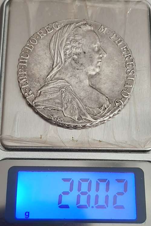 Middle East Fake: 1780 Maria Theresa Thaler Coin (Pewter)