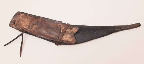 ** 20th Century: Italian Somaliland / Eritrean Gile Afar Dagger w/ Scabbard (47cm).**