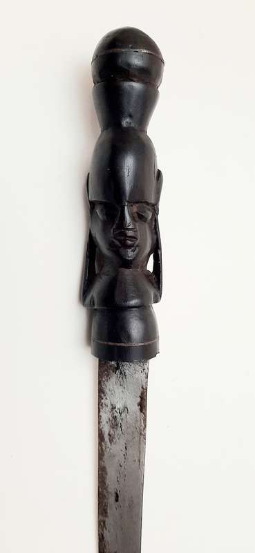 ** 20th Century Kenya Maasai Herders` Baton Dagger (31cm).**