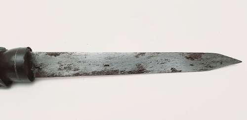 ** 20th Century Kenya Maasai Herders` Baton Dagger (31cm).**