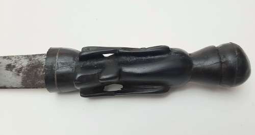 ** 20th Century Kenya Maasai Herders` Baton Dagger (31cm).**
