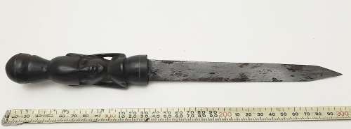 ** 20th Century Kenya Maasai Herders` Baton Dagger (31cm).**