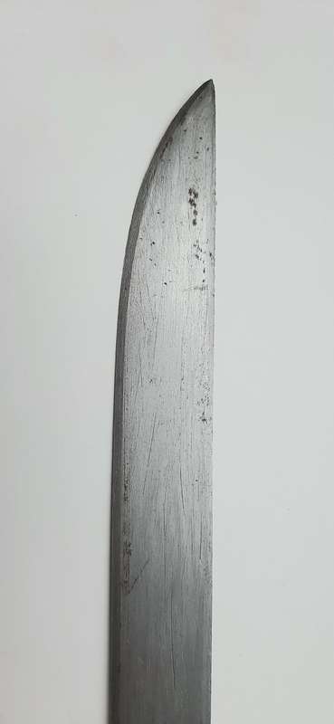 ** 20th Century Native American / Inuit Bone-Handled Trapper`s Knife w/ Scabbard (38cm).**
