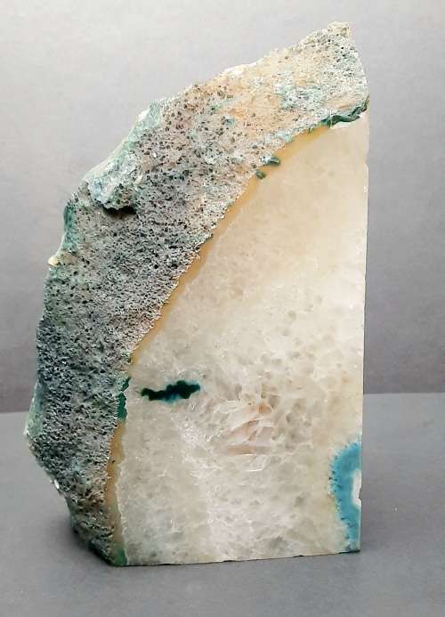 Large South African Ajoite Quartz Mineral Specimen (3.1 kg).