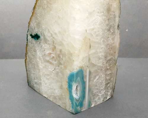 Large South African Ajoite Quartz Mineral Specimen (3.1 kg).