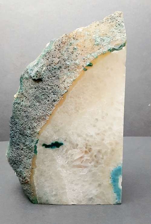 Large South African Ajoite Quartz Mineral Specimen (3.1 kg).