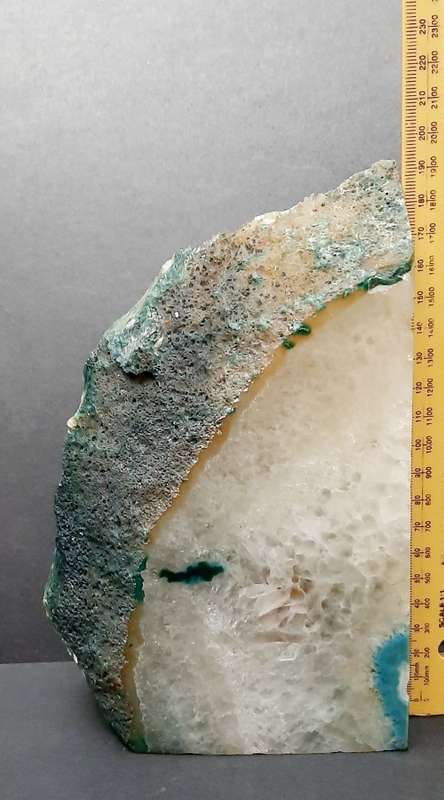Large South African Ajoite Quartz Mineral Specimen (3.1 kg).