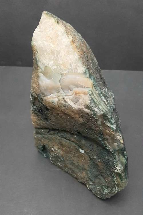 Large South African Ajoite Quartz Mineral Specimen (3.1 kg).