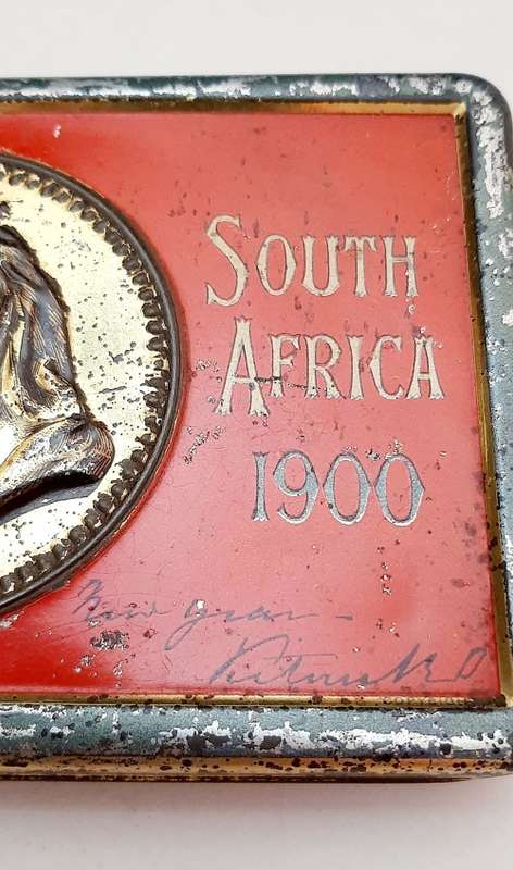 Boer War New Year 1900 Queen Victoria Chocolate Tin