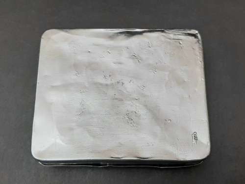 ** WW2 South African Trench Art Cigarette Tin w/ Insignia (9cm x 7cm).**