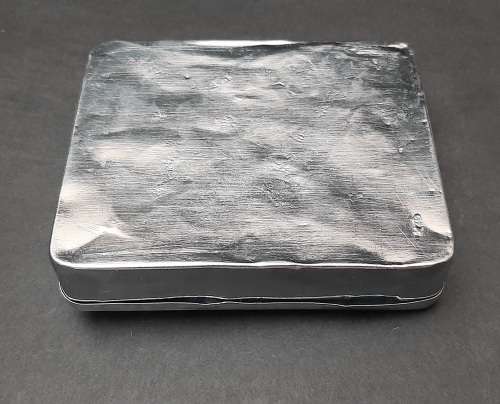 ** WW2 South African Trench Art Cigarette Tin w/ Insignia (9cm x 7cm).**