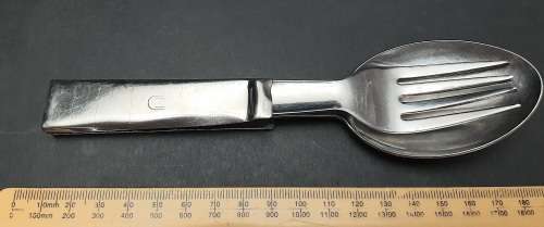 ** Border War:  1960s SADF Steel Pikstel / Utensil Set ( Knife Missing ).**