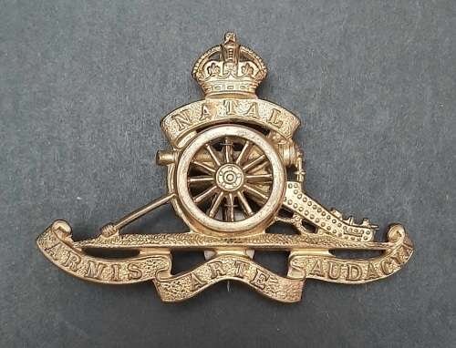 1930s Natal Field Artillery 2-Piece Construction Sweetheart Brooch