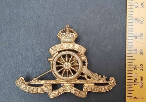 1930s Natal Field Artillery 2-Piece Construction Sweetheart Brooch