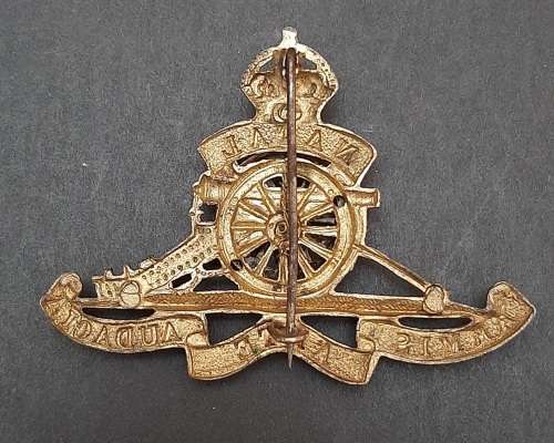 1930s Natal Field Artillery 2-Piece Construction Sweetheart Brooch