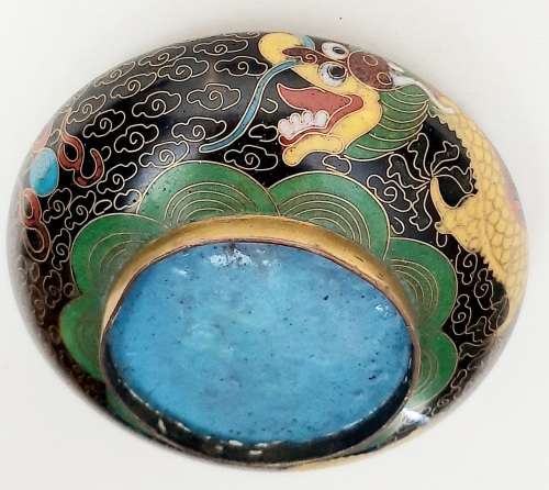 ** STUNNING: Pair Late 19th Century Chinese Cloisonne Enamel Vessels ( x2 ).**