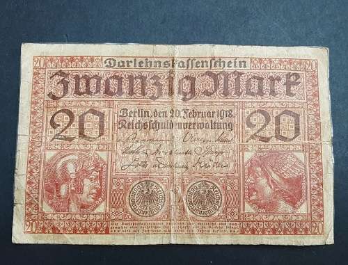 ** Lot of WW1 Austro-Hungarian, German & Russian Empire Banknotes x3  ( Ex-Mount )**
