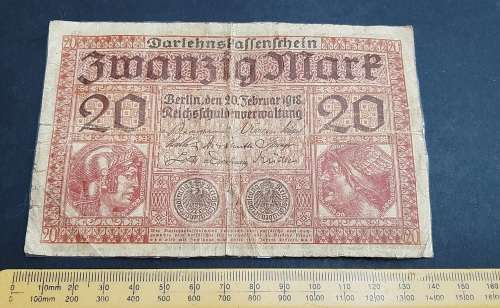 ** Lot of WW1 Austro-Hungarian, German & Russian Empire Banknotes x3  ( Ex-Mount )**