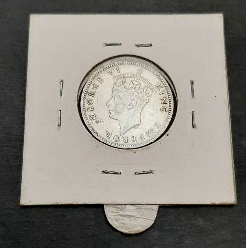 ** RARE : .925 Silver Southern Rhodesia 1939  1 Shilling Coin (VF).**