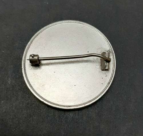 ** RARE : 1920s Norwich Players Dramatic Society .925 Silver Badge (Unmarked).**