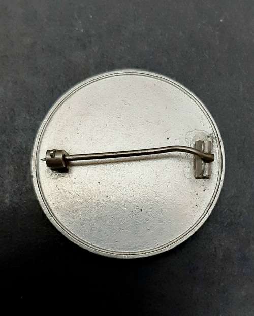 ** RARE : 1920s Norwich Players Dramatic Society .925 Silver Badge (Unmarked).**