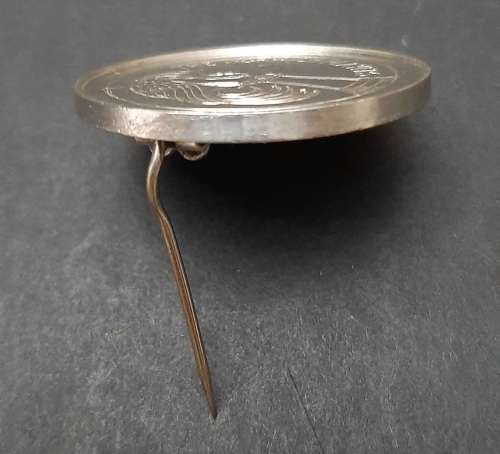 ** RARE : 1920s Norwich Players Dramatic Society .925 Silver Badge (Unmarked).**