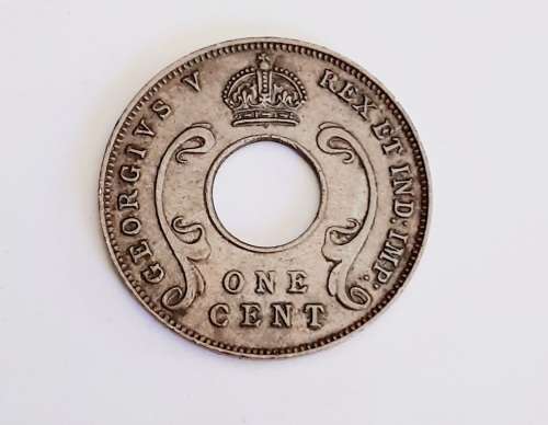 ** 1930  KGV East Africa 1c Coin `Royal Mint` [ VF ].**