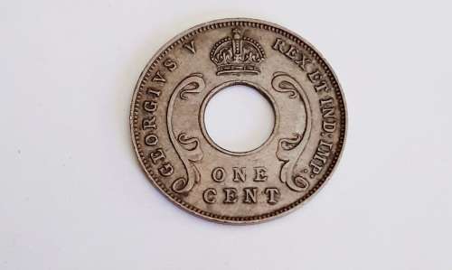 ** 1930  KGV East Africa 1c Coin `Royal Mint` [ VF ].**