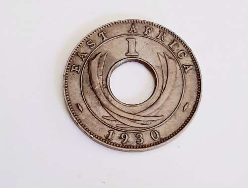** 1930  KGV East Africa 1c Coin `Royal Mint` [ VF ].**