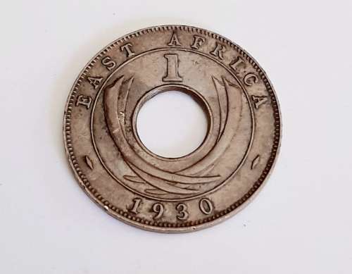 ** 1930  KGV East Africa 1c Coin `Royal Mint` [ VF ].**