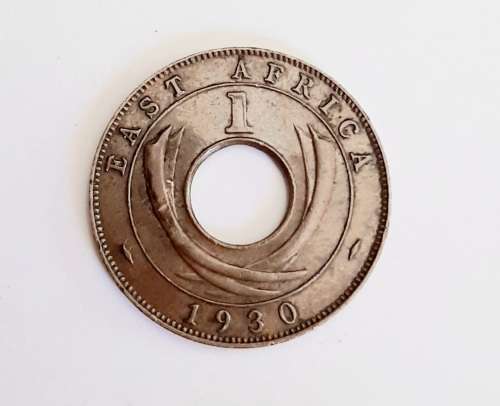 ** 1930  KGV East Africa 1c Coin `Royal Mint` [ VF ].**