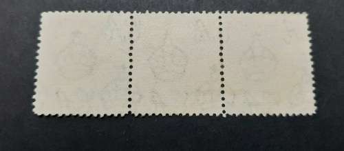 ** 1938 KGVI Northern Rhodesia Green ½d Triptych Stamps (USED).**
