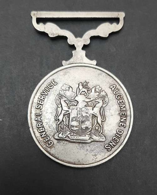 Rare 1st type 1983 SADF General Service Medal (rim numbered)