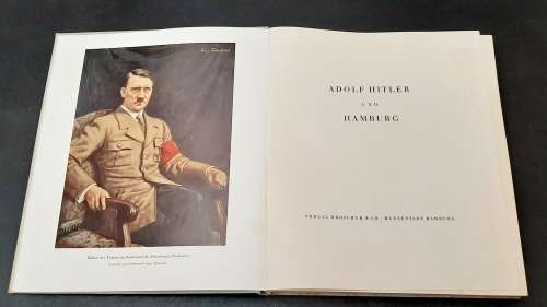 ** 1939 Adolf Hitler und Hamburg 1st Edition Pictorial Book (Verlag Broschek & Co.)**