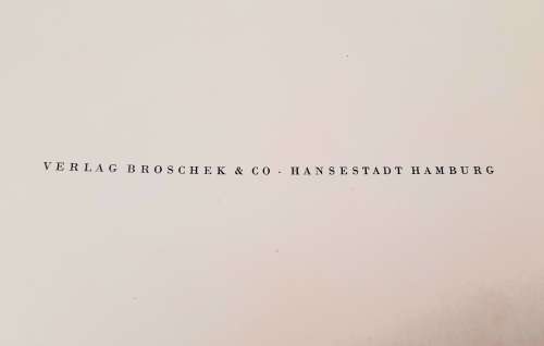** 1939 Adolf Hitler und Hamburg 1st Edition Pictorial Book (Verlag Broschek & Co.)**