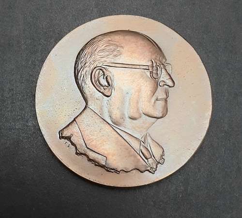 ** 1974 D.F. Malan Centenary Bronze Medallion w/ Case (EF).**