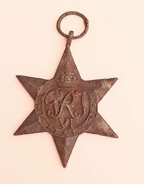 ** WW2  Full-Size Italy Star Medal (No Ribbon).**
