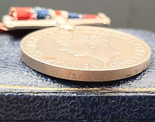 ** WW2  Full-Size British 1939-45  Medal w/ Ribbon att. Native Soldier.**