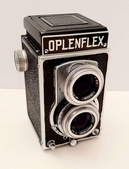 Rare Post-War Japanese Oplenflex Rektor No.8636 TLR Camera with Case