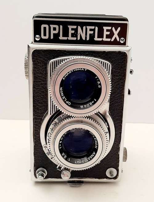 Rare Post-War Japanese Oplenflex Rektor No.8636 TLR Camera with Case