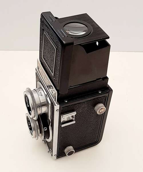 Rare Post-War Japanese Oplenflex Rektor No.8636 TLR Camera with Case