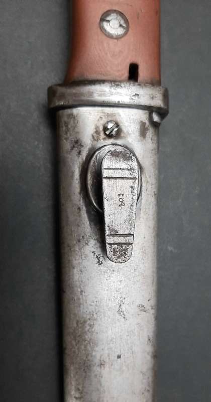 **RARE : WW1 German East Africa Schütztruppe kS98 - 84/98 Bayonet w/ Scabbard (42cm).**