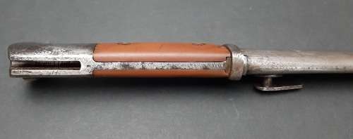 **RARE : WW1 German East Africa Schütztruppe kS98 - 84/98 Bayonet w/ Scabbard (42cm).**