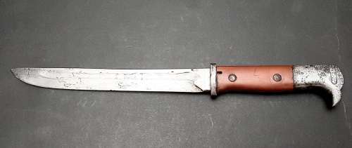 **RARE : WW1 German East Africa Schütztruppe kS98 - 84/98 Bayonet w/ Scabbard (42cm).**