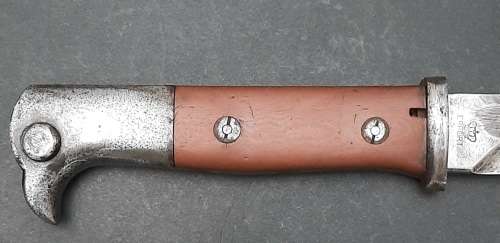 **RARE : WW1 German East Africa Schütztruppe kS98 - 84/98 Bayonet w/ Scabbard (42cm).**
