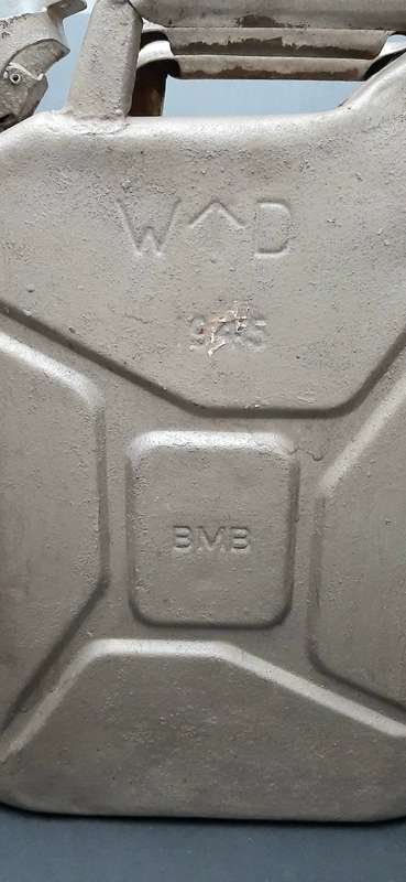 ** WW2 British War Department Marked Fuel `Jerrycan` Container (Dated: 1945).**