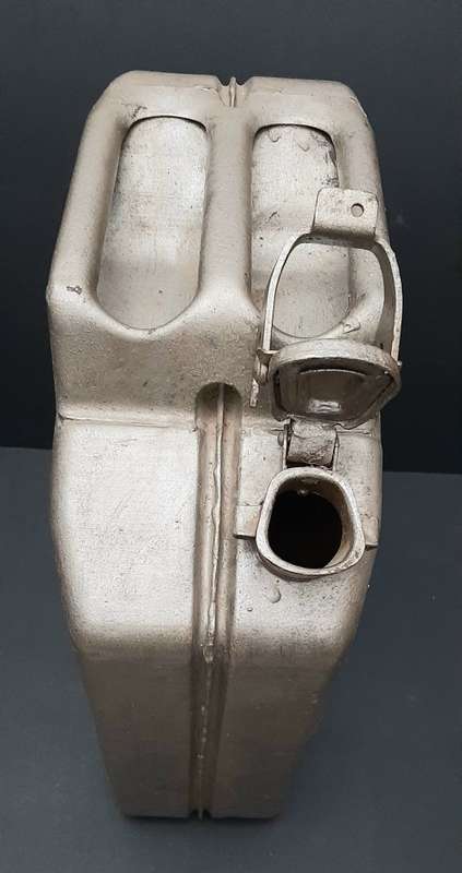 ** WW2 British War Department Marked Fuel `Jerrycan` Container (Dated: 1945).**