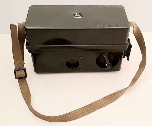 ** 1960s SADF Tele-71 Mark II Field Telephone w/ Webbing Harness (Complete).**
