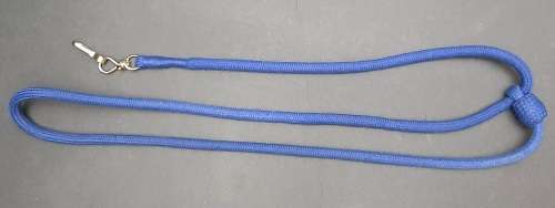 1980s South African Police Blue Whistle Retention Lanyard